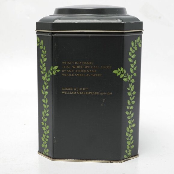 Vintage Jacksons of Piccadilly Early Grey Tea Tin Shabby Chic Rose Metal Decor - Picture 8 of 8